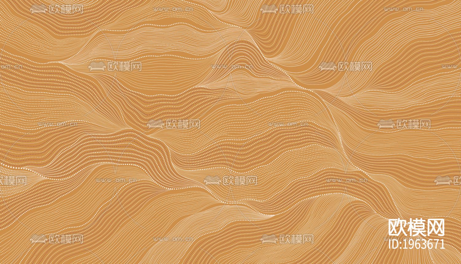 现代简约精雕立体墙纸下载（渲染图3）