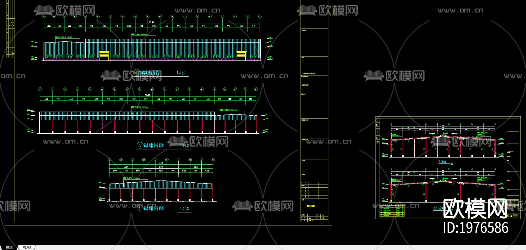 水头工地工程CAD下载（渲染图3）
