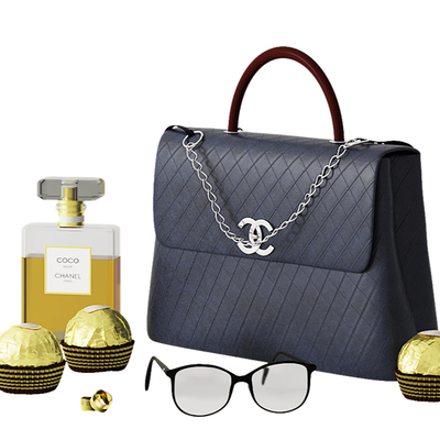  现代手提包su模型 