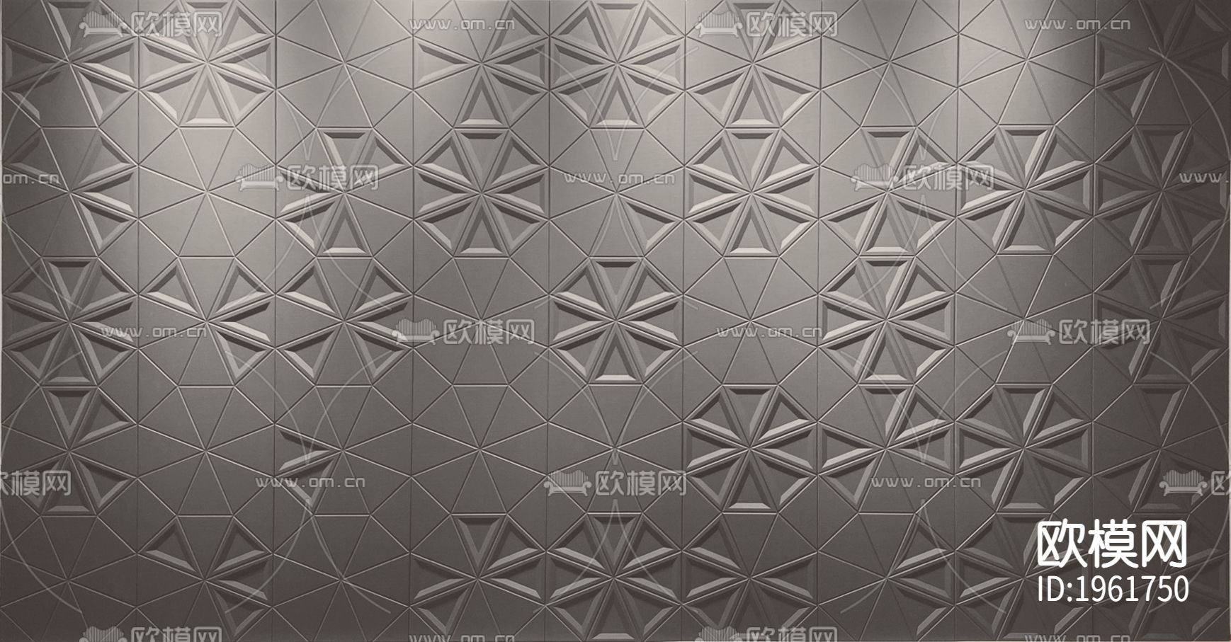 工艺硬包背景墙下载（渲染图1）