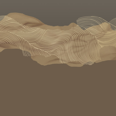  新中式立体精雕墙纸 