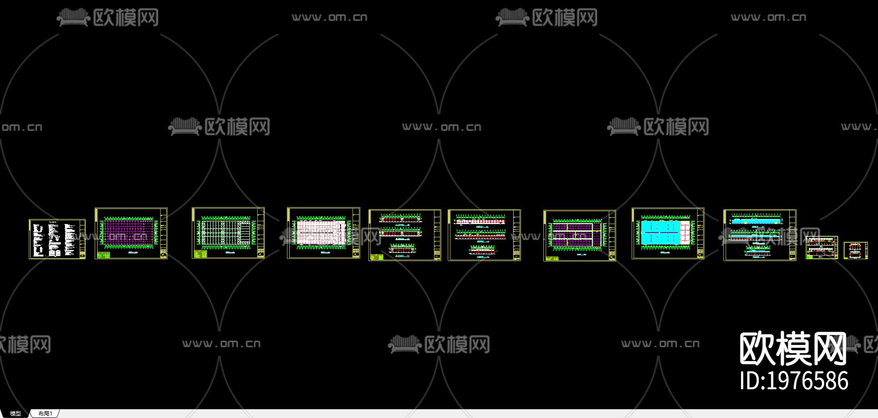 水头工地工程CAD下载（渲染图4）