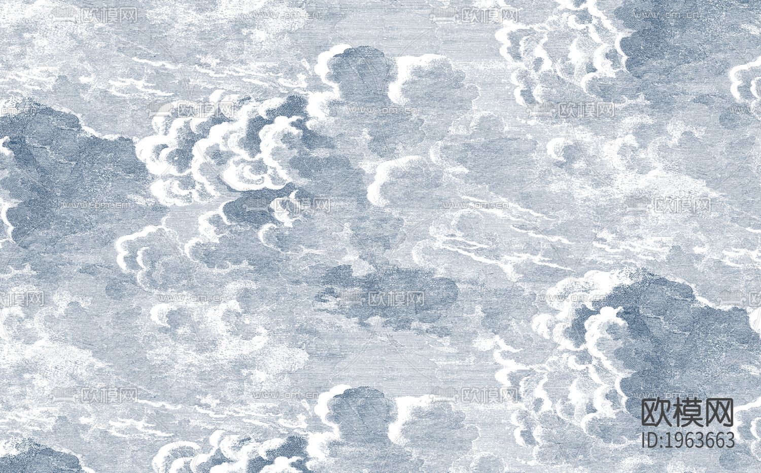 现代简约精雕立体墙纸下载（渲染图6）