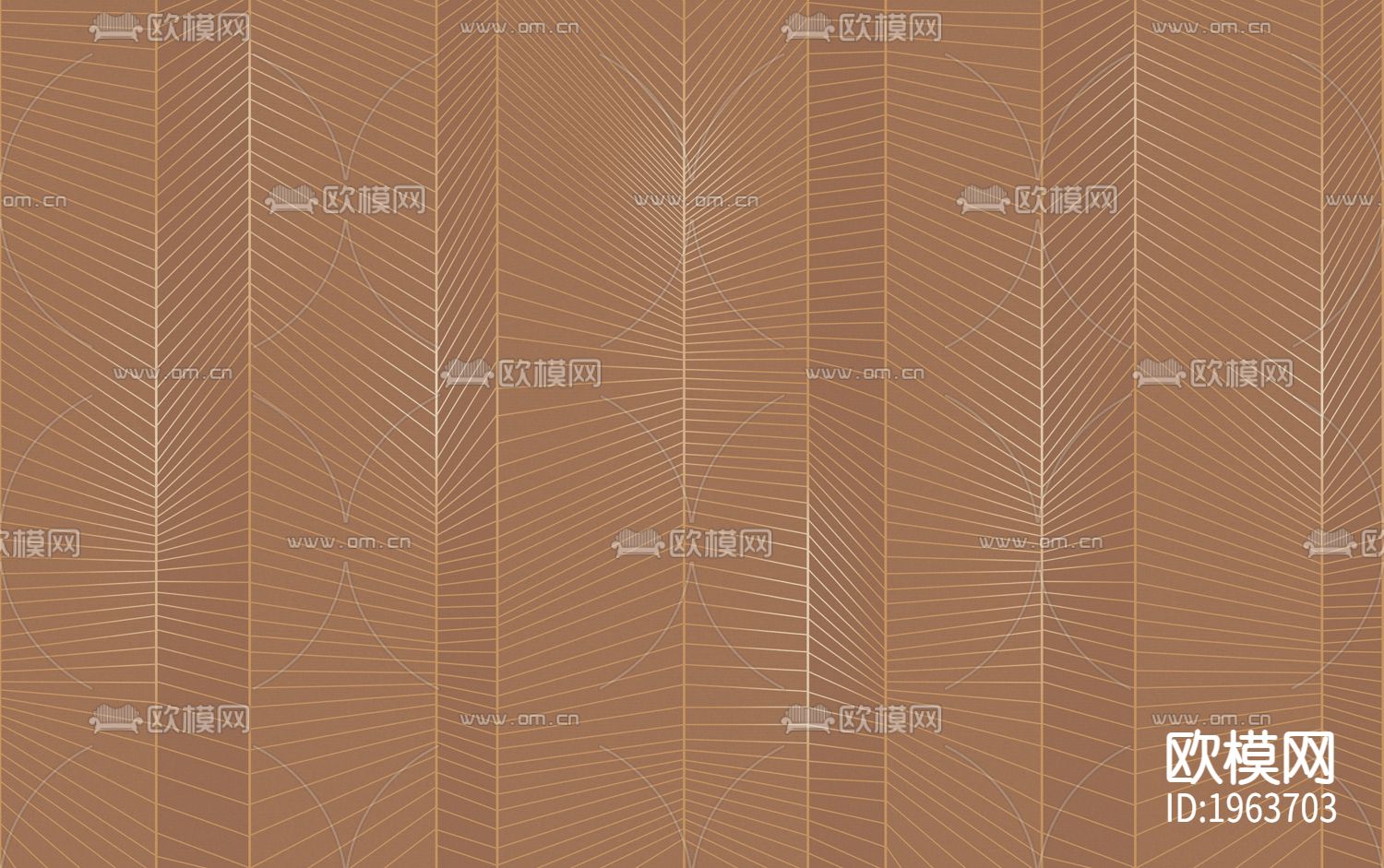 现代立体精雕墙纸下载（渲染图2）