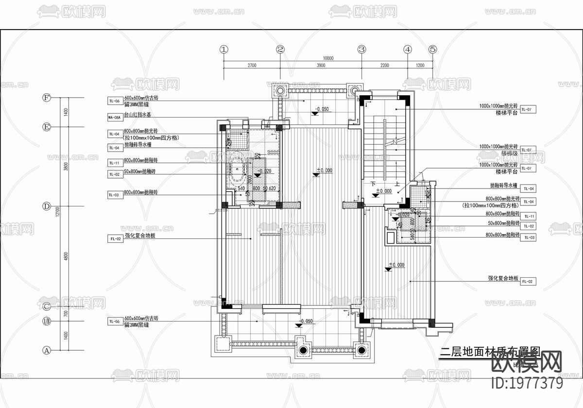 23--碧桂园别墅样板房CAD施工图+效果图+软硬装方案文本下载（渲染图6）