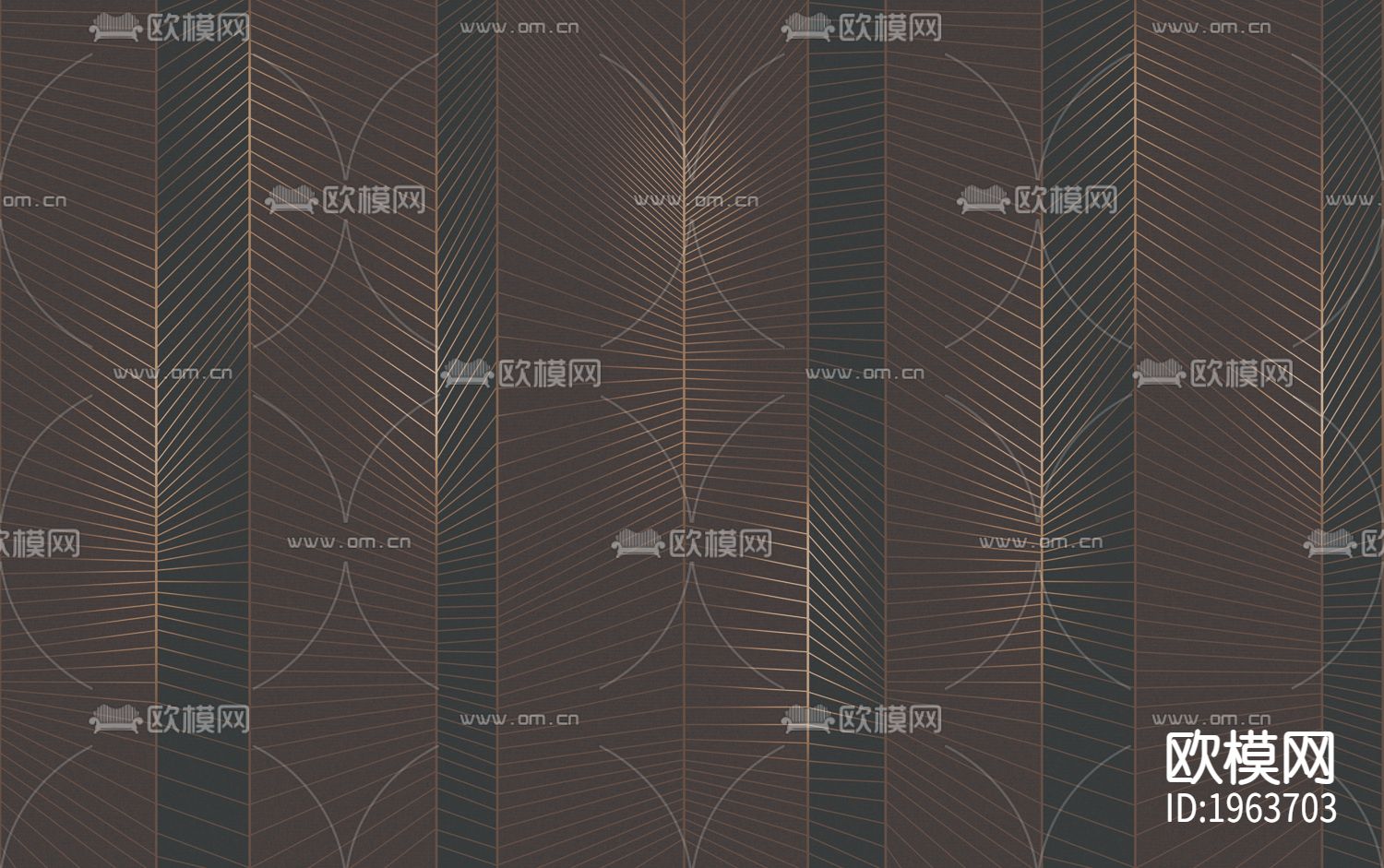 现代立体精雕墙纸下载（渲染图1）
