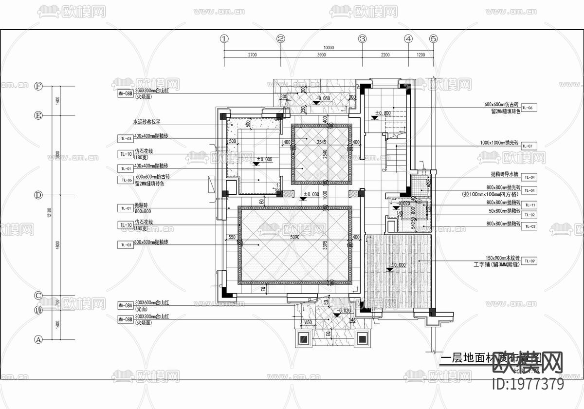 23--碧桂园别墅样板房CAD施工图+效果图+软硬装方案文本下载（渲染图3）