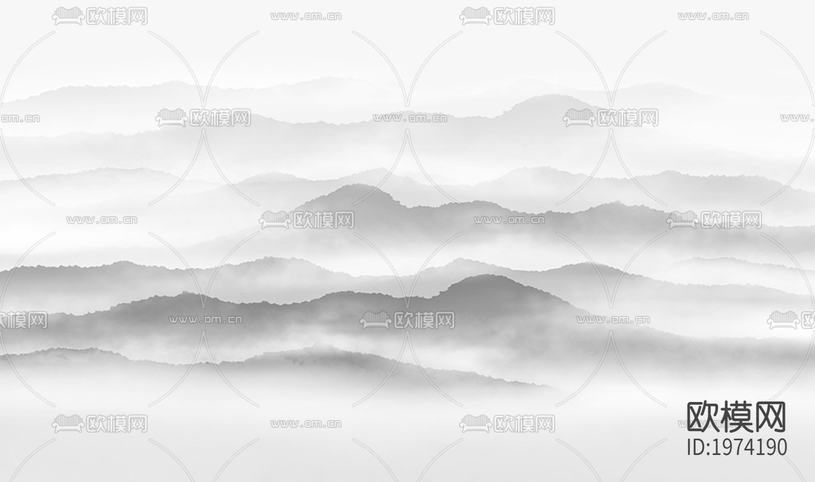 水墨山水画