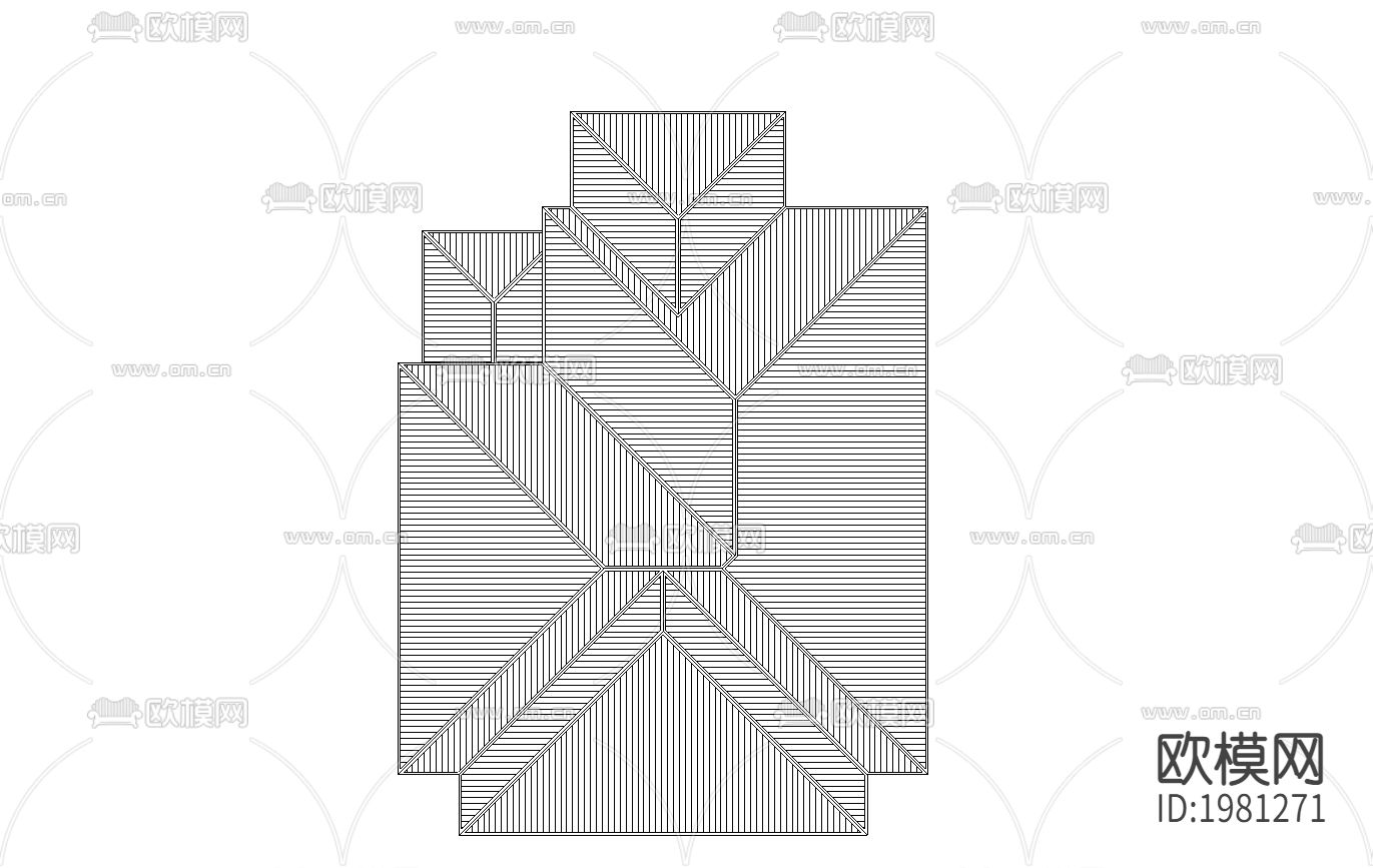 海南某地农村别墅施工图下载（渲染图2）