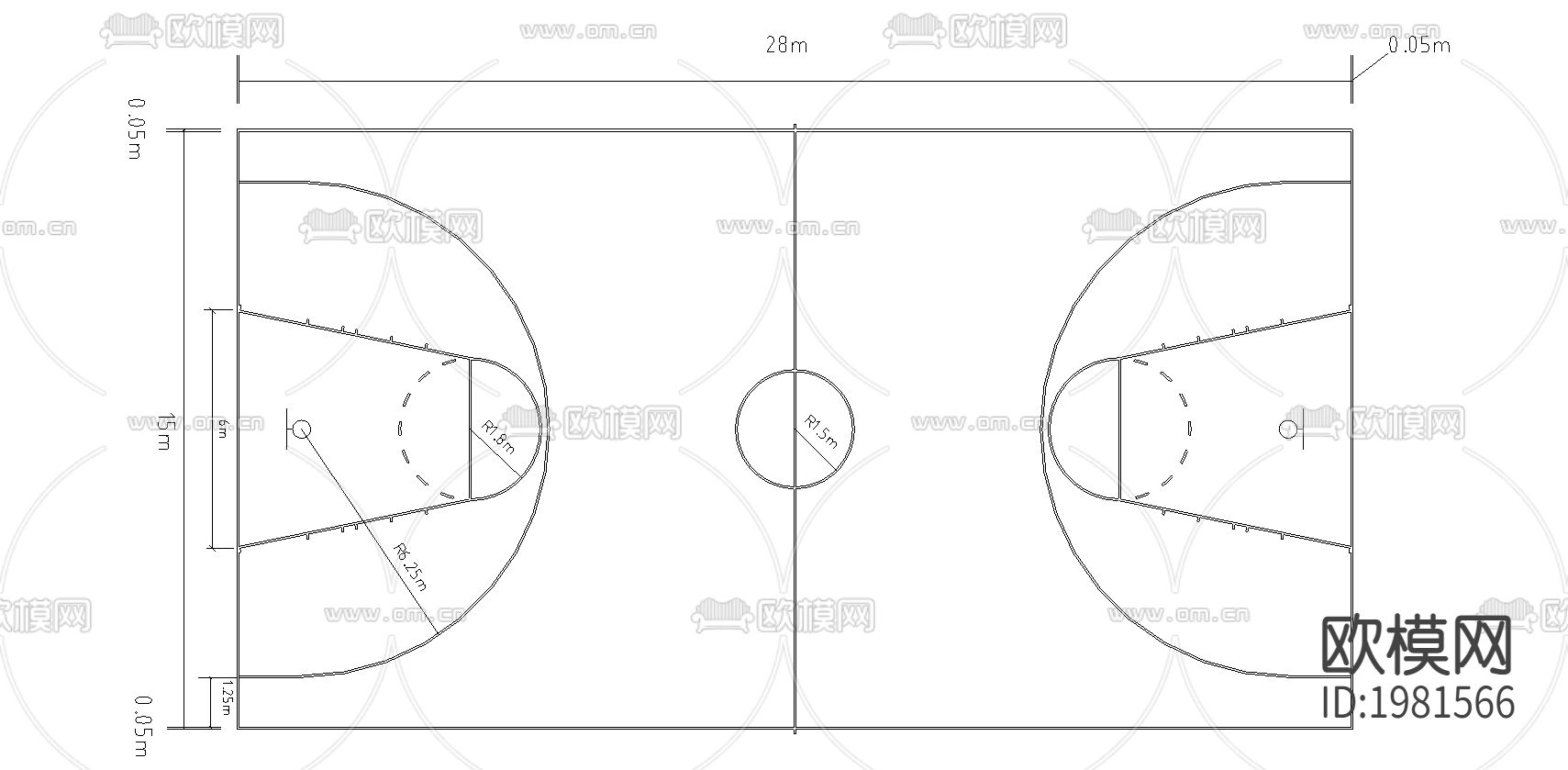 篮球场下载（渲染图2）