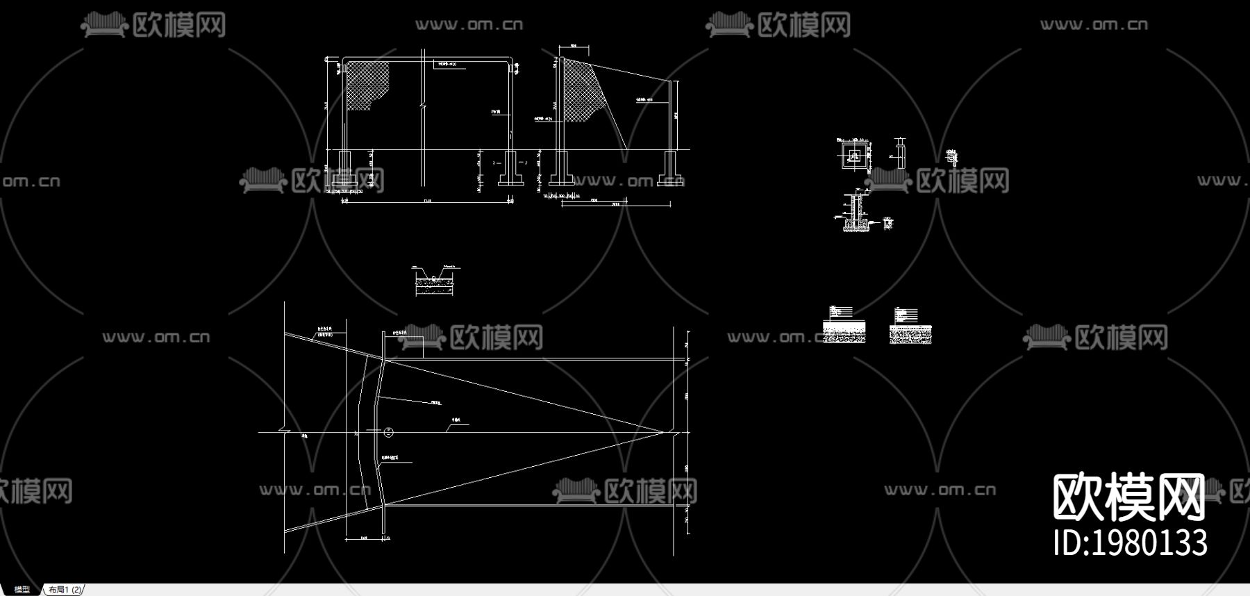 运动场cad施工图下载