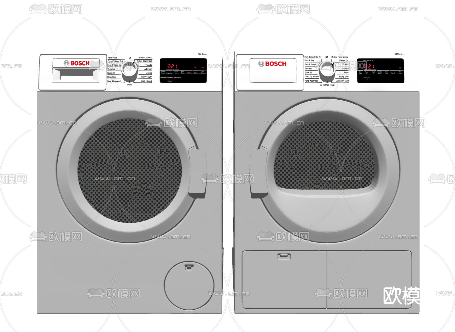 现代智能洗衣机su模型