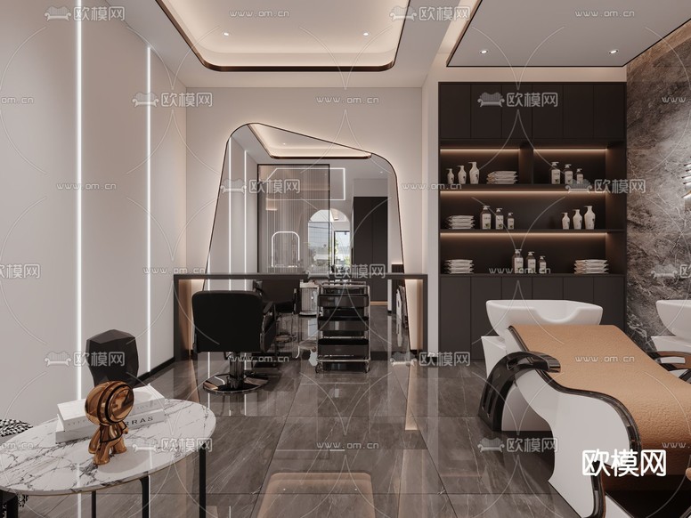 现代理发店3d模型下载(渲染图4)