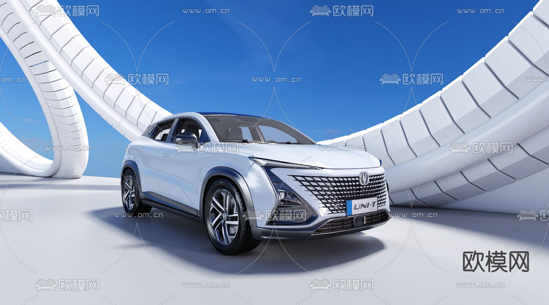 现代长安汽车UNI-T3d模型下载