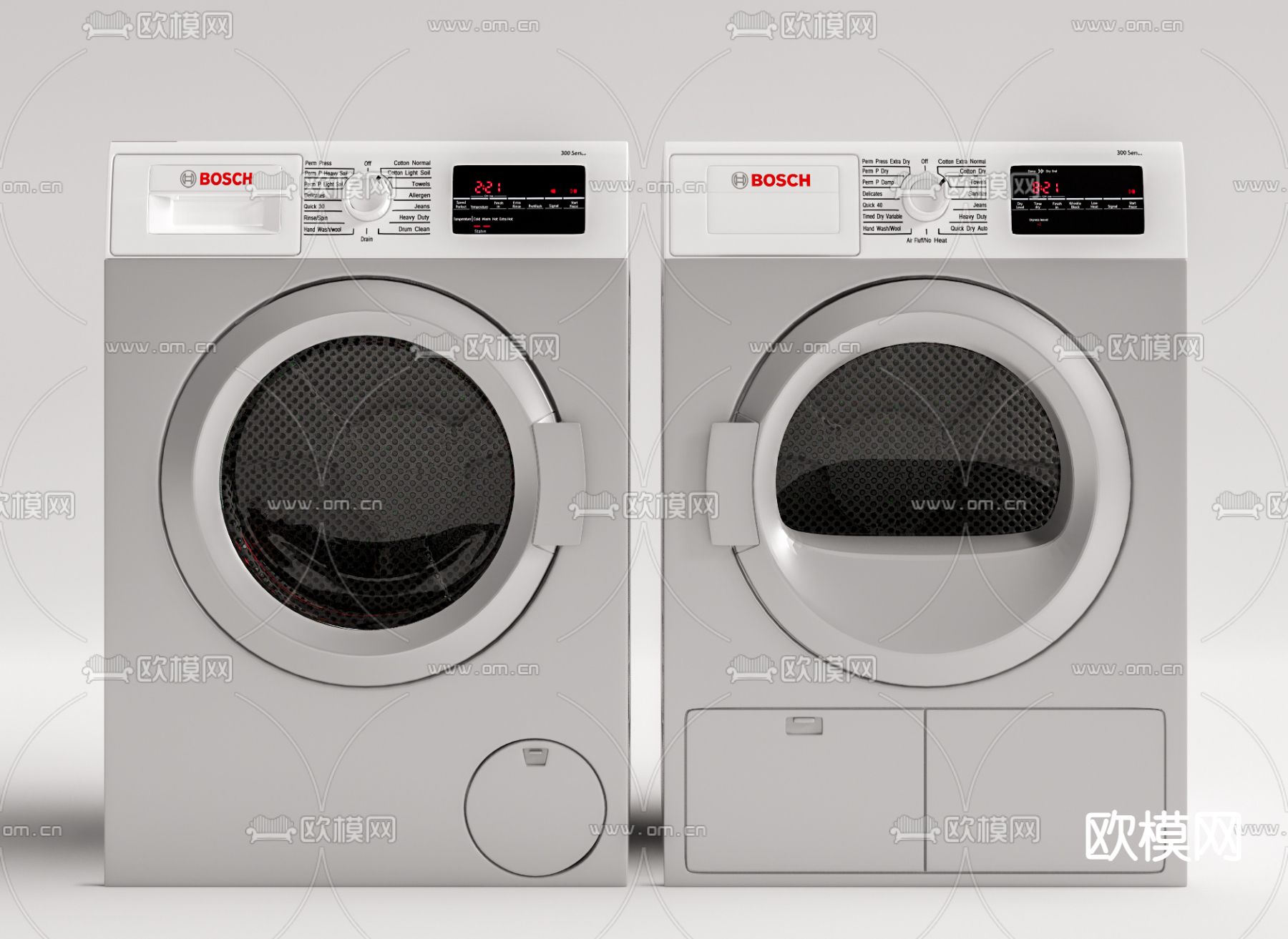 现代智能洗衣机su模型