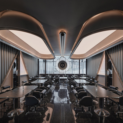  现代西餐厅su模型 