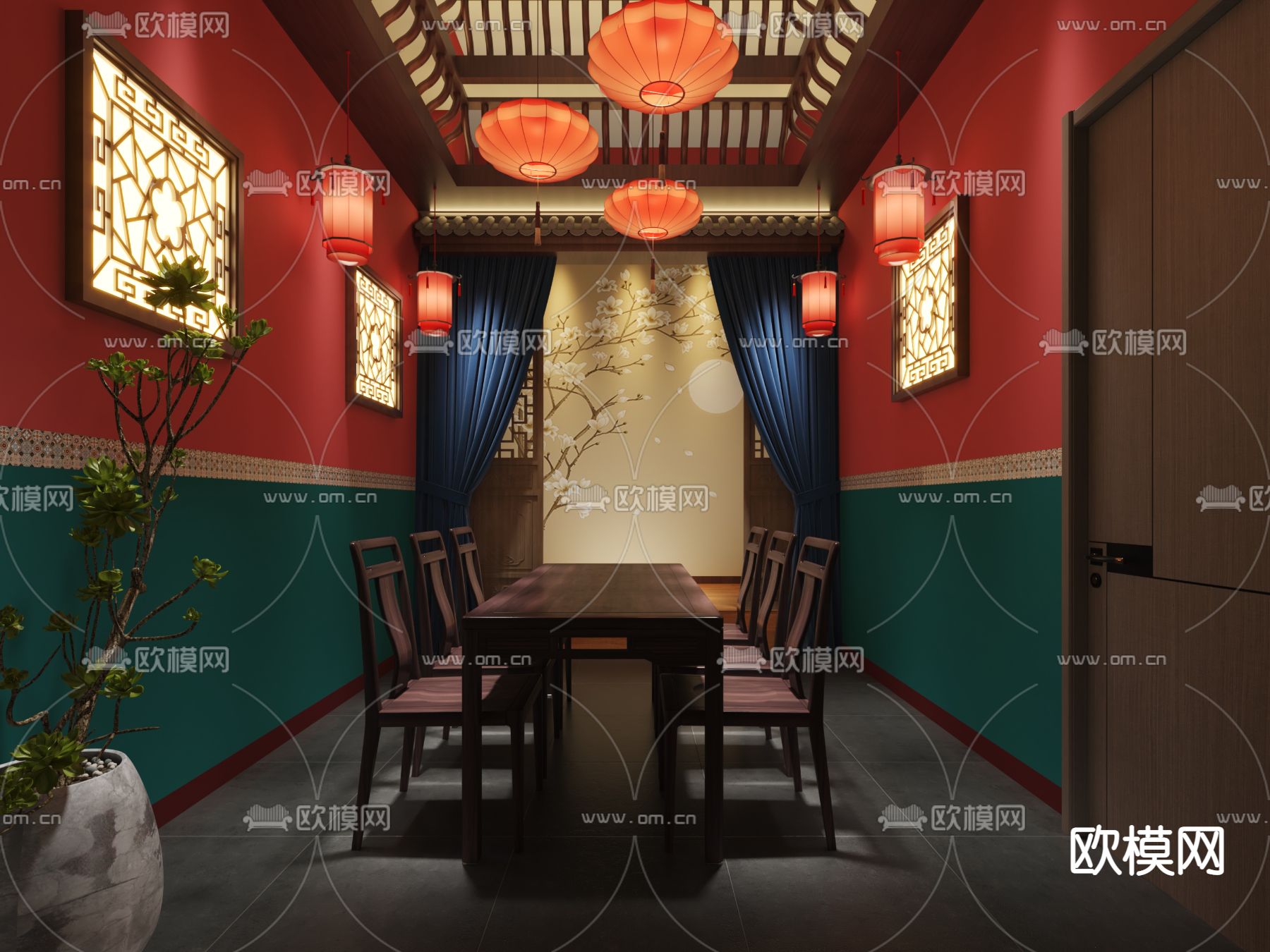 中式剧本杀3d模型下载