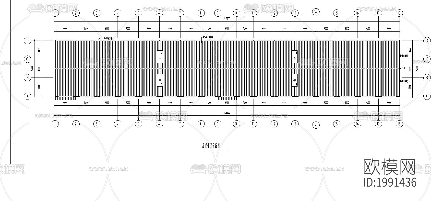中国石化工程建设公司cad施工图下载（渲染图1）