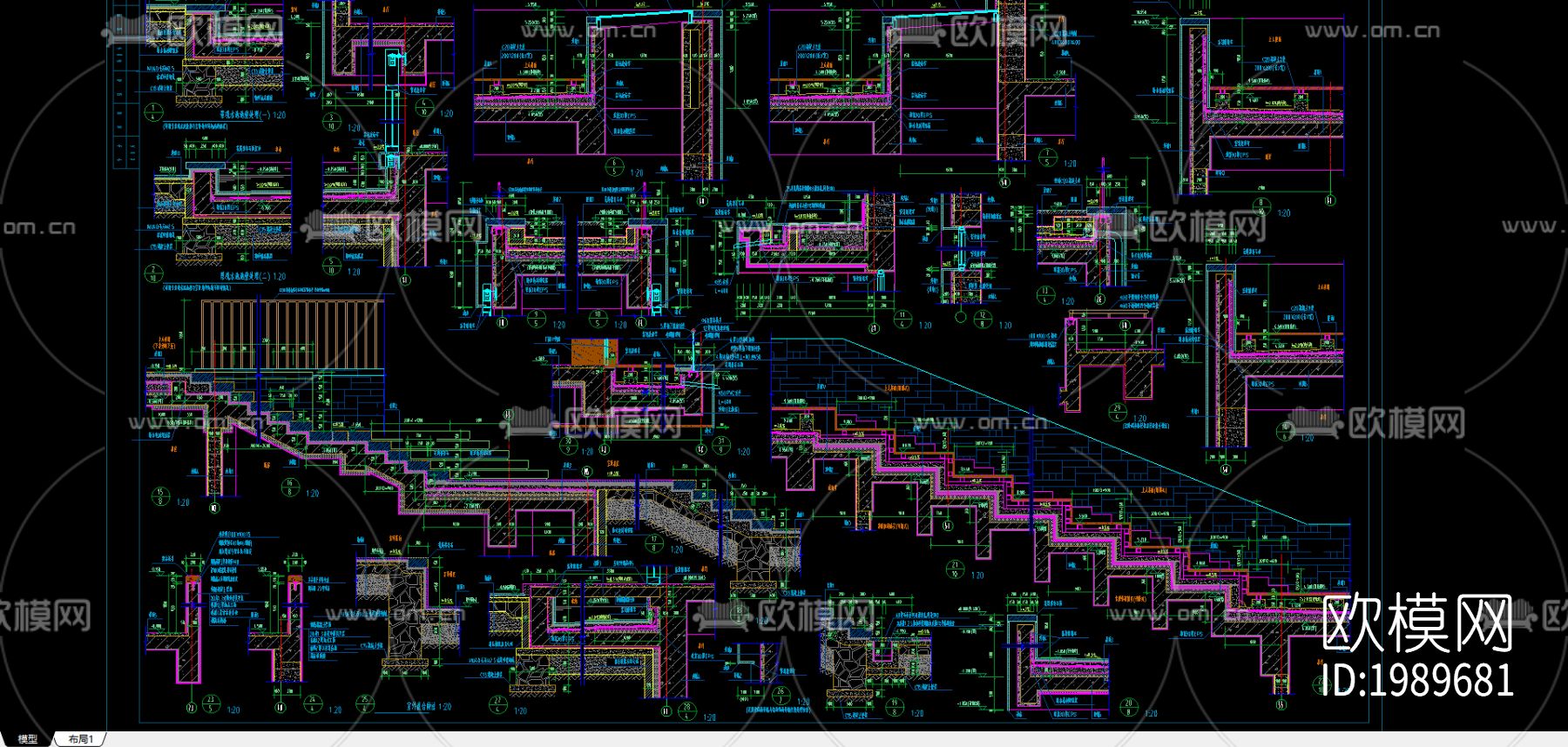 楼梯节点大样下载