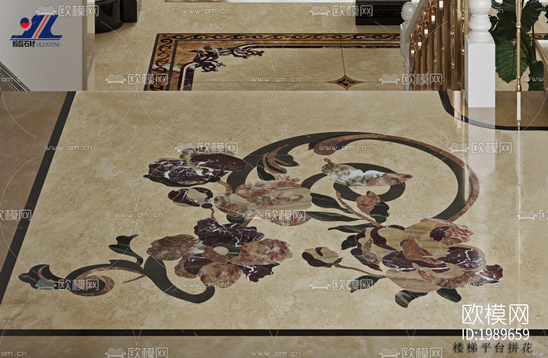 会所石材节点大样下载（渲染图6）