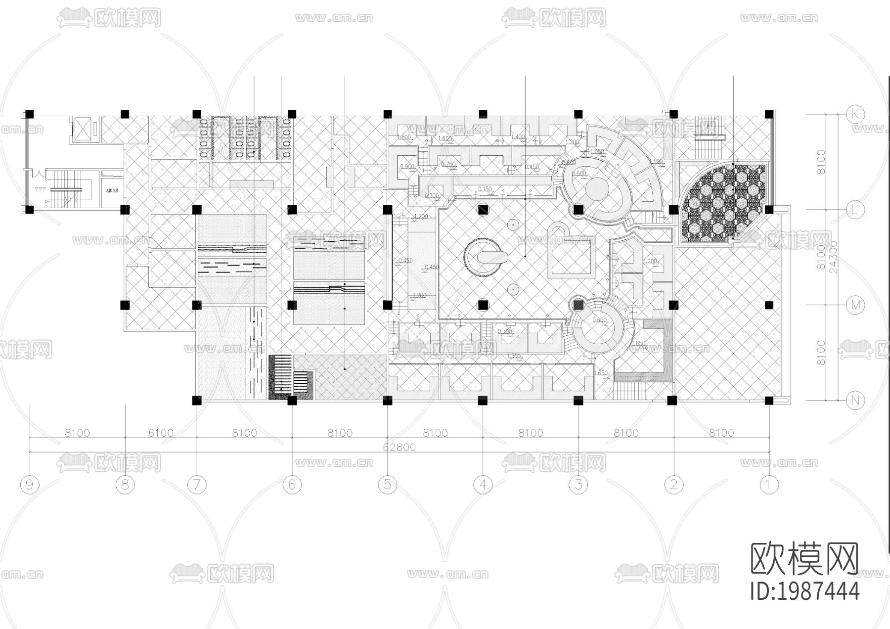酒吧cad施工图下载（渲染图5）