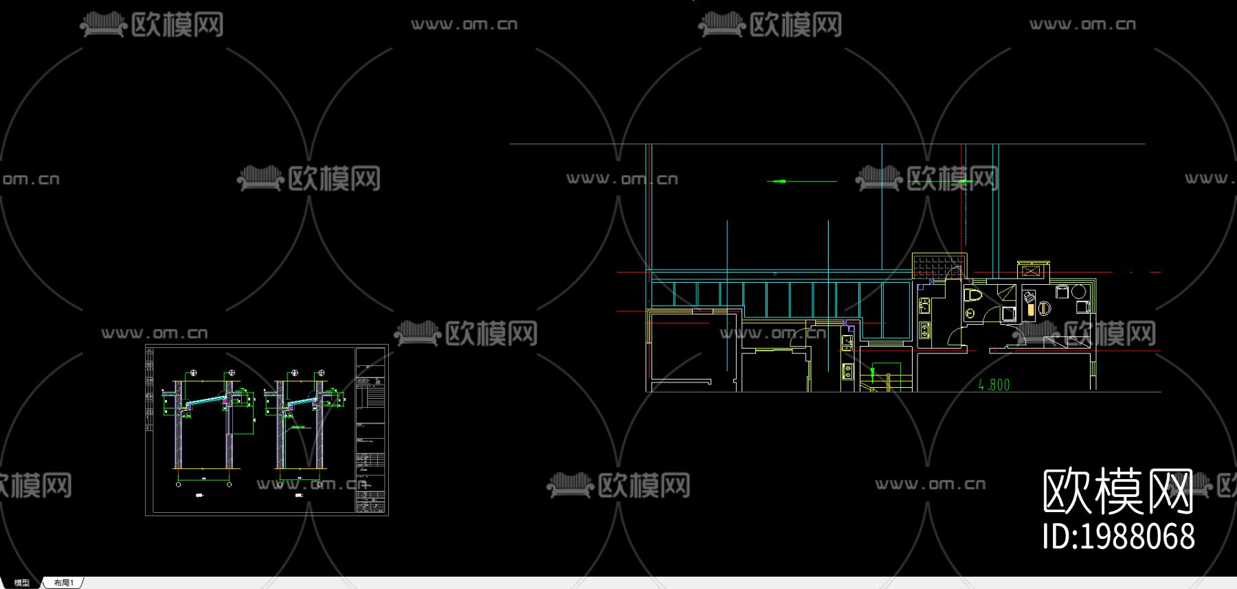 玻璃顶节点大样下载