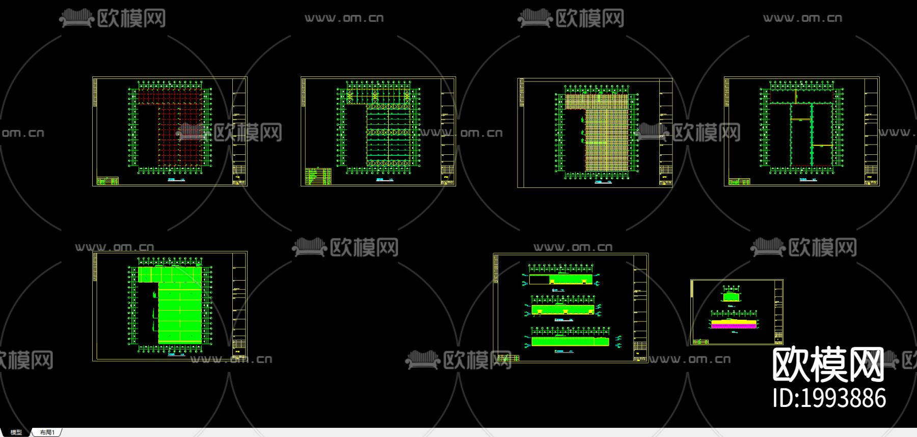大理石cad平面图下载