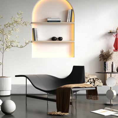  现代创意躺椅su模型 