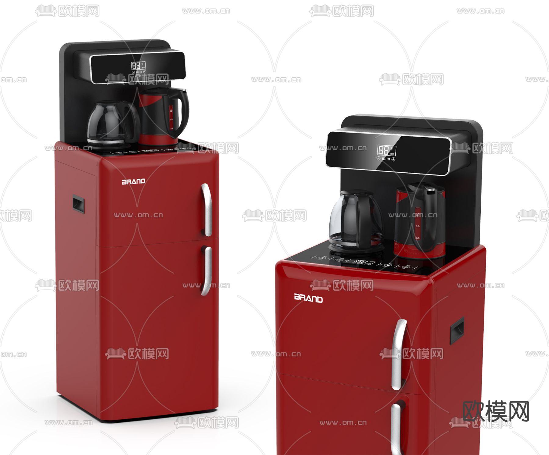 现代茶吧机3d模型下载