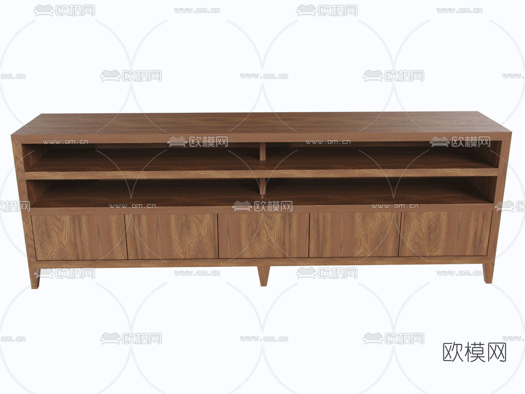 现代电视柜免费3d模型下载