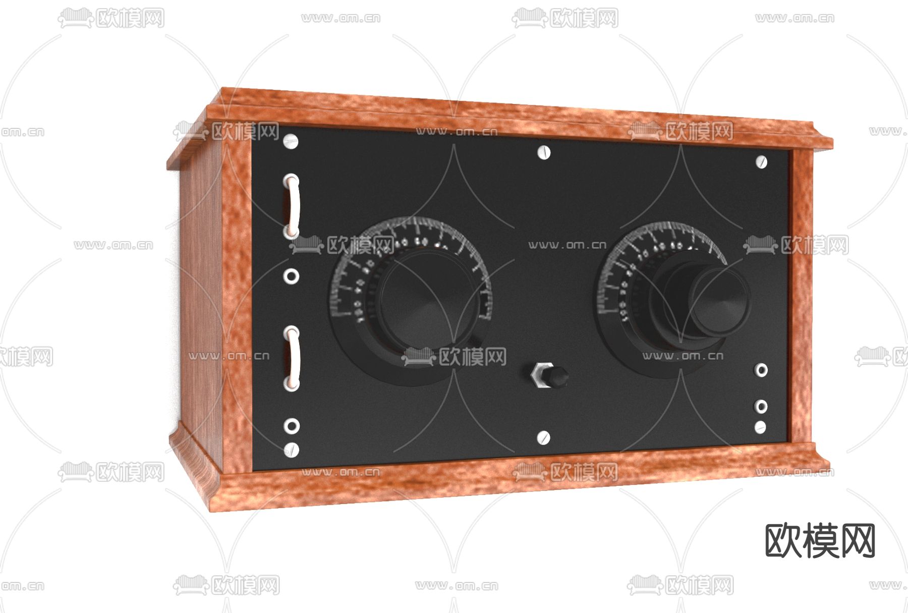 现代收音机免费3d模型下载