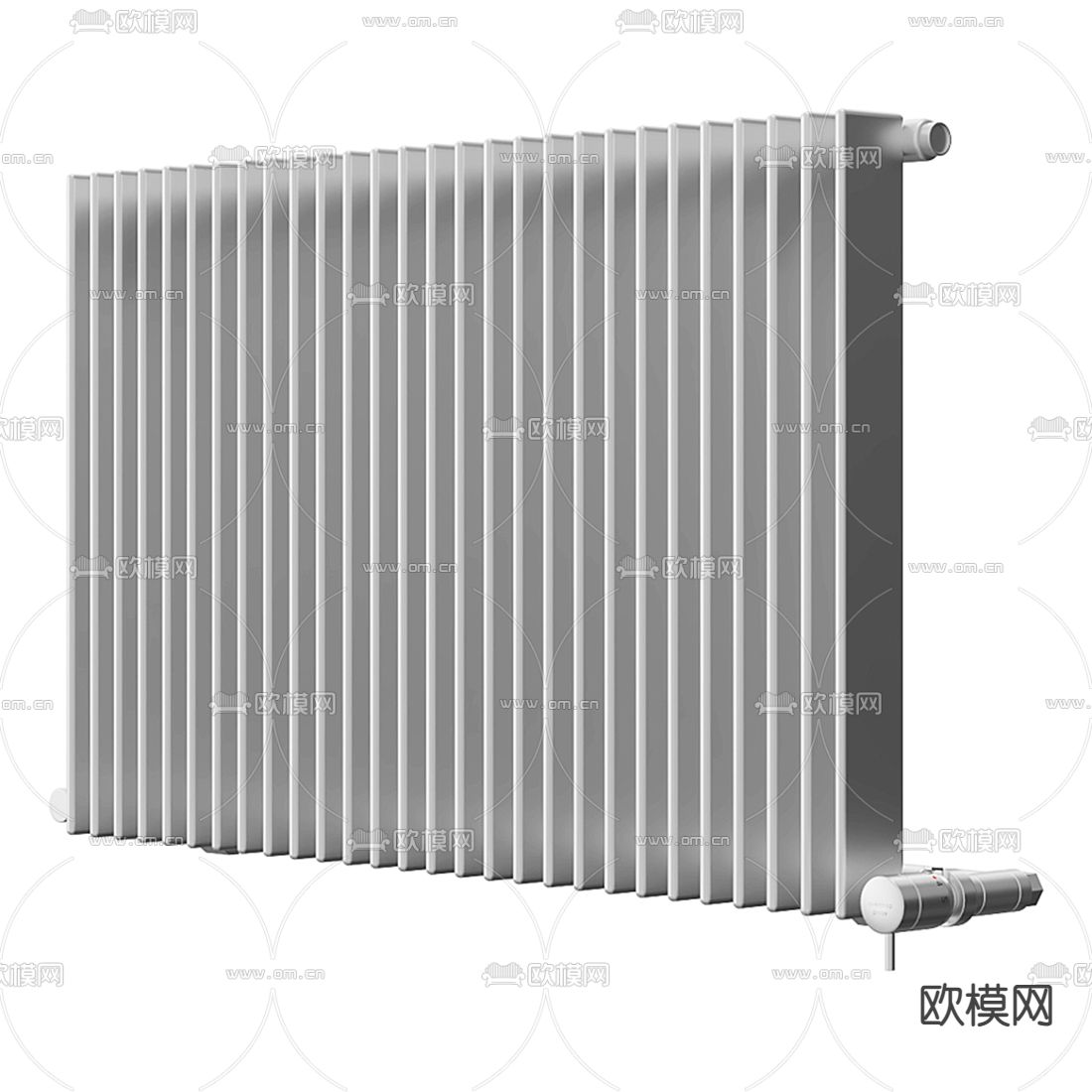 现代暖气片3d模型
