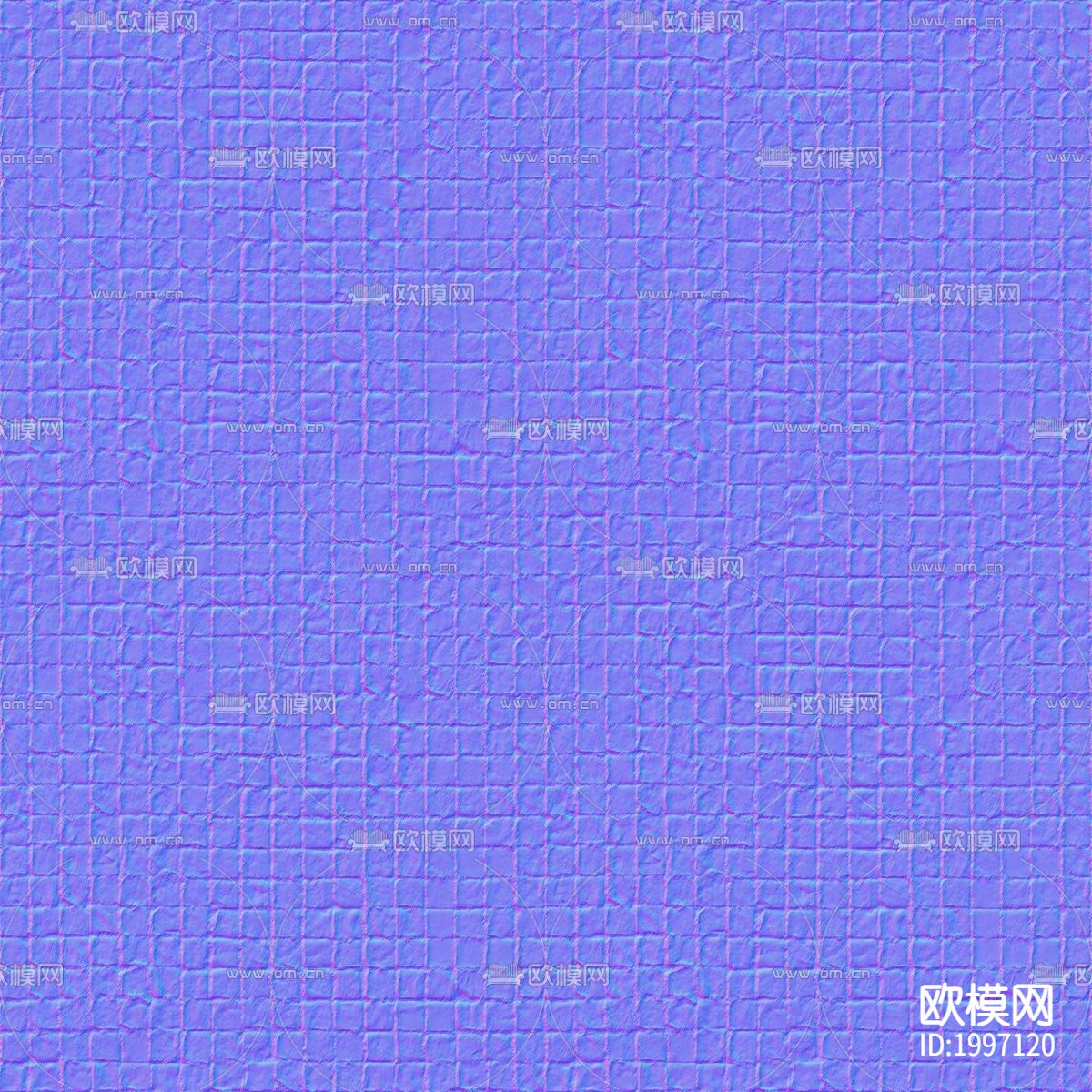 文化砖墙法线贴图