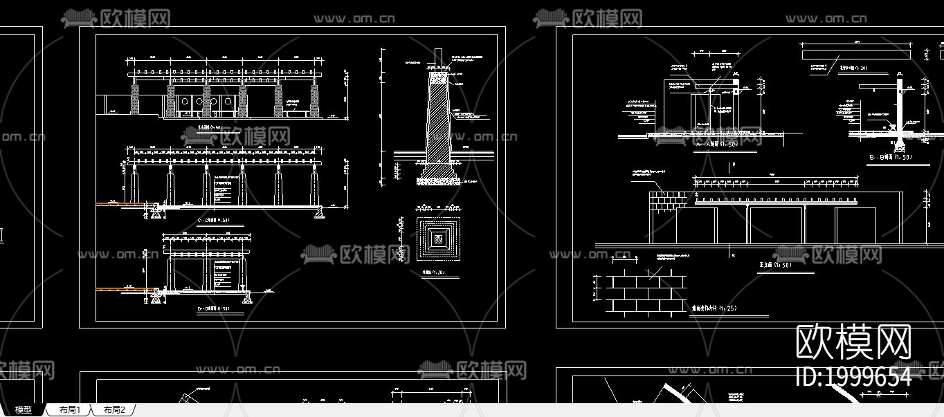 园林cad施工图下载（渲染图1）