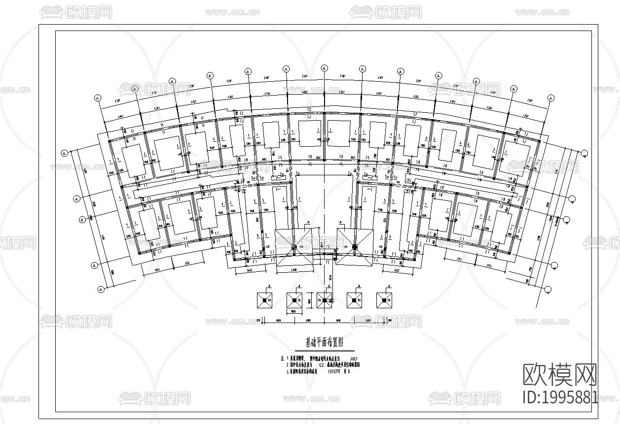 办公楼cad施工图下载（渲染图4）