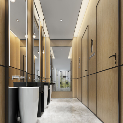  现代卫生间su模型 