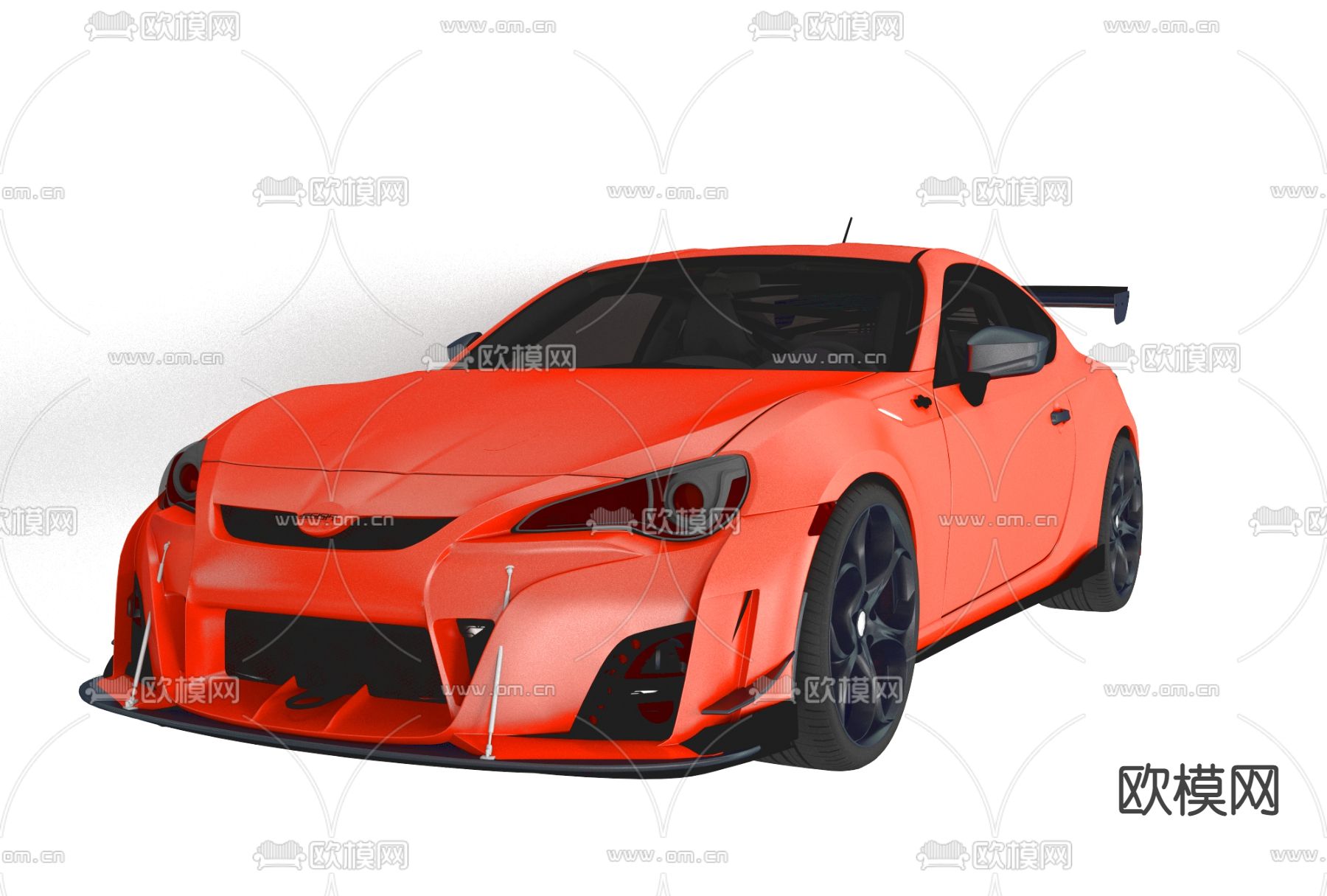 现代跑车免费3d模型下载