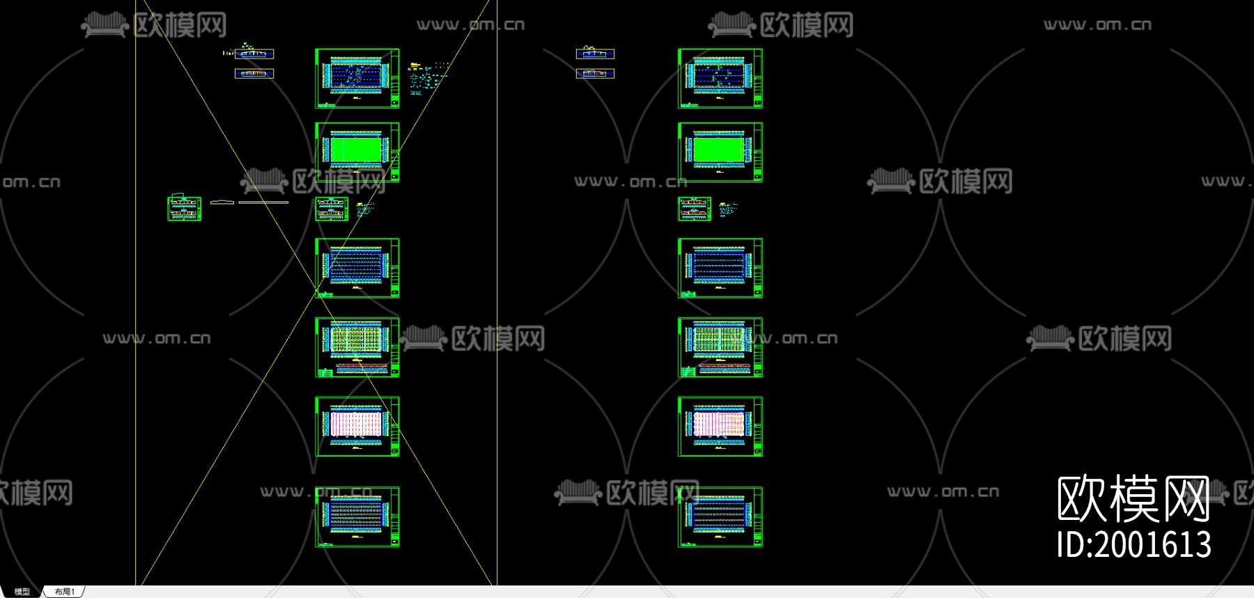 景点规划平面cad施工图下载