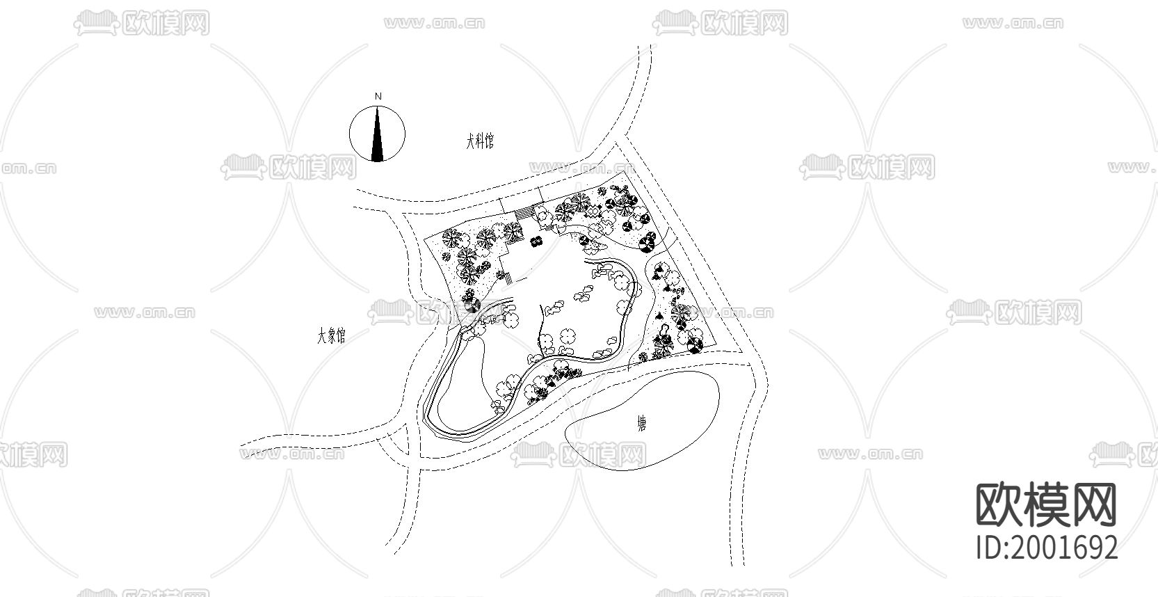 犀牛馆CAD施工图下载