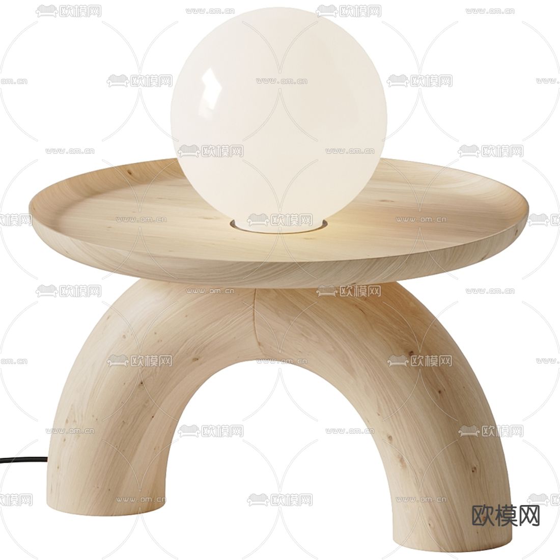 北欧台灯3d模型下载（渲染图2）