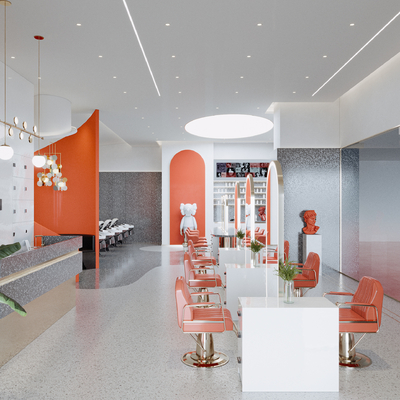  现代理发店su模型 