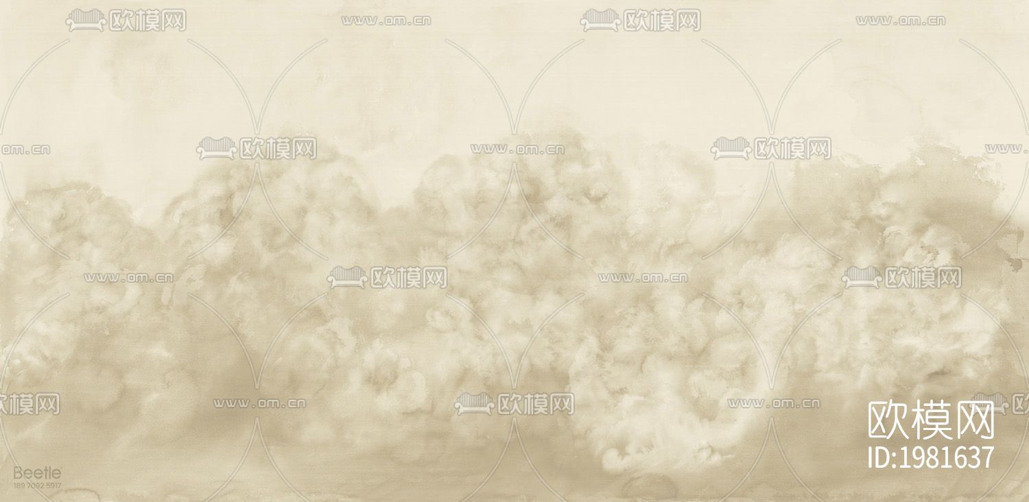 中式壁画下载（渲染图2）