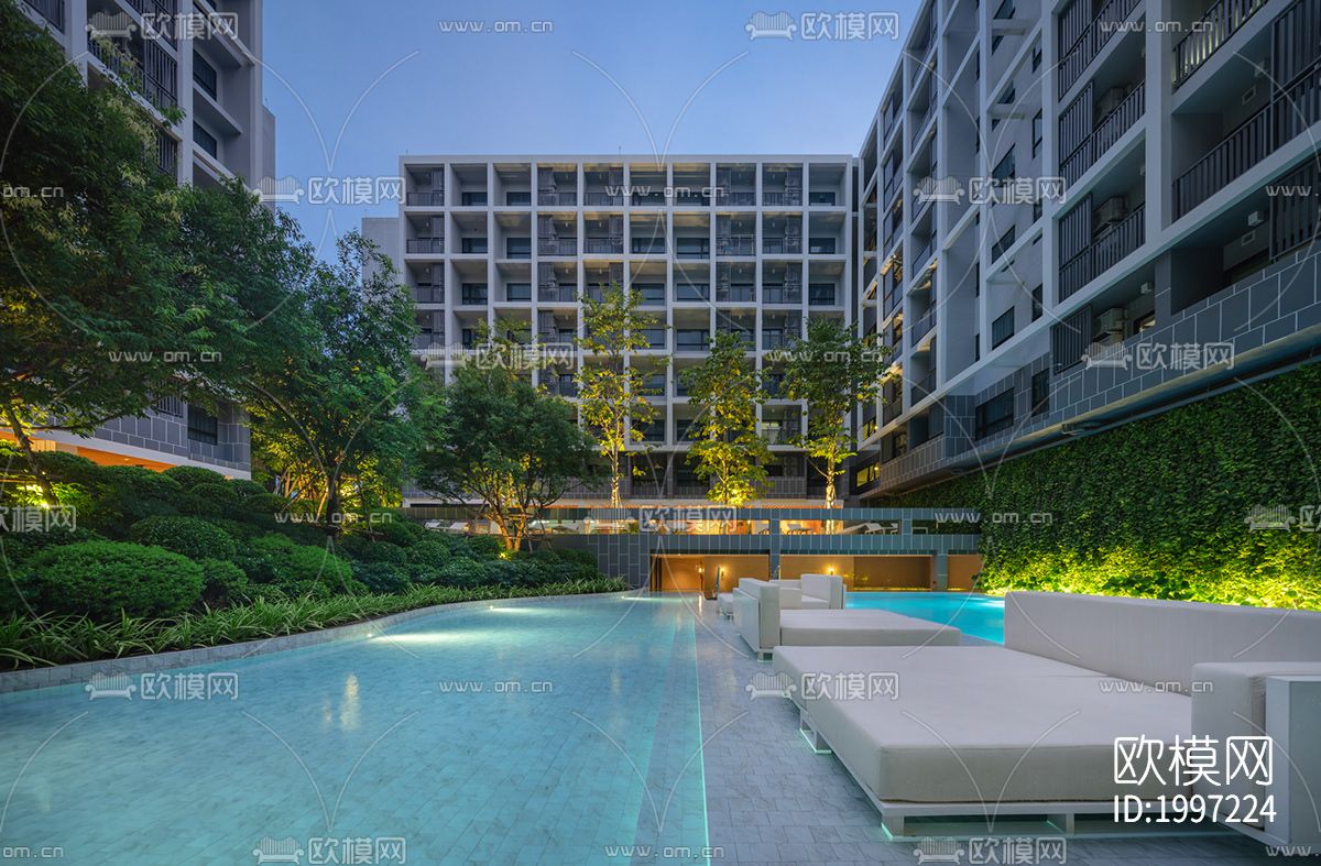 小区风景外景下载（渲染图5）