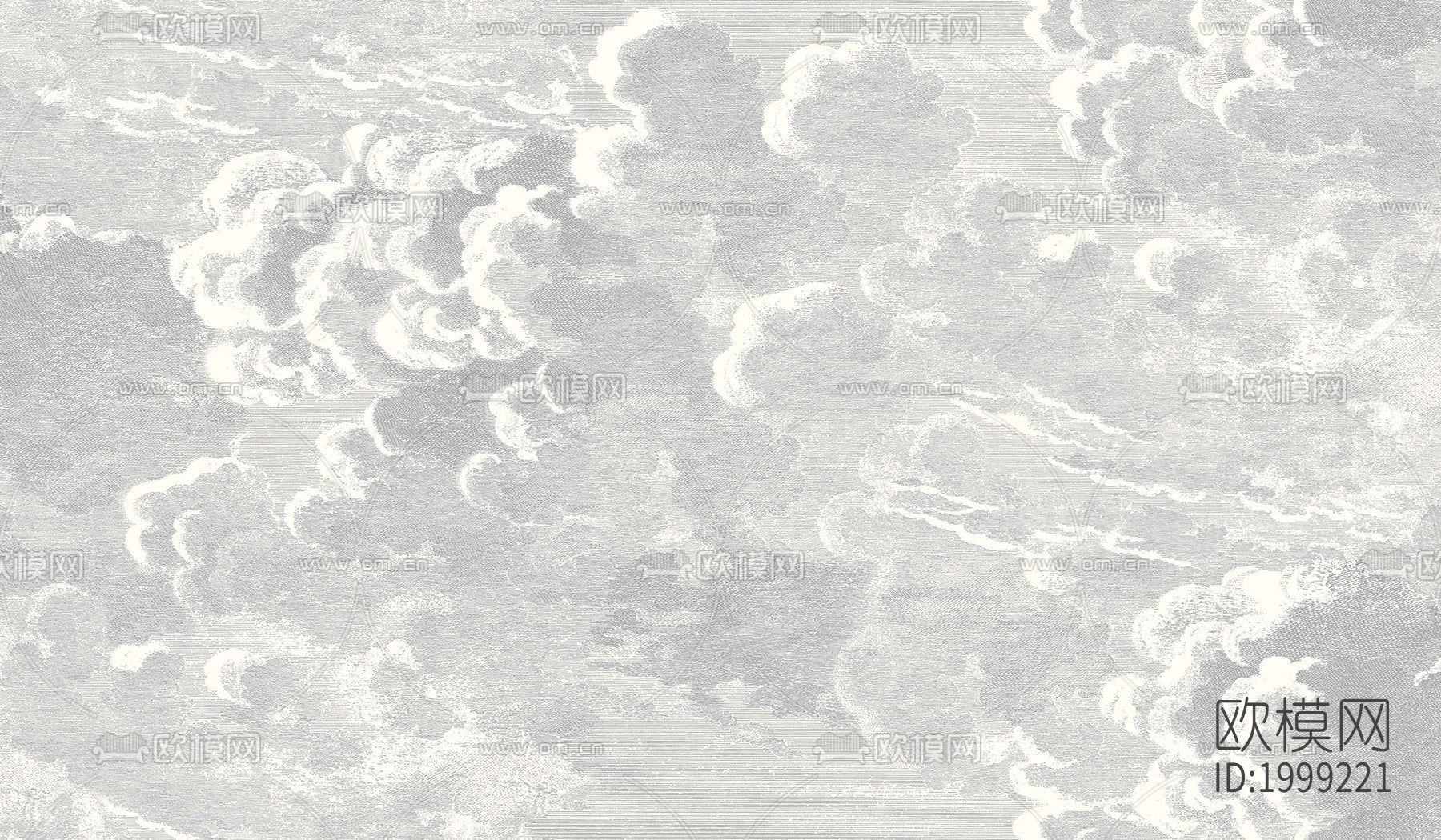 灰色波浪祥云地毯下载