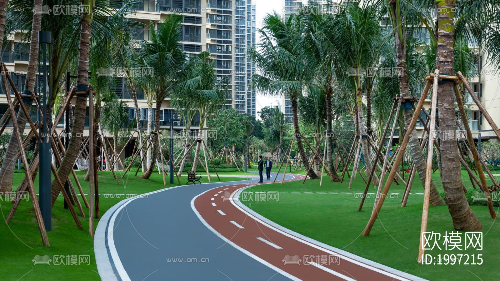 居民楼小区外景下载（渲染图6）