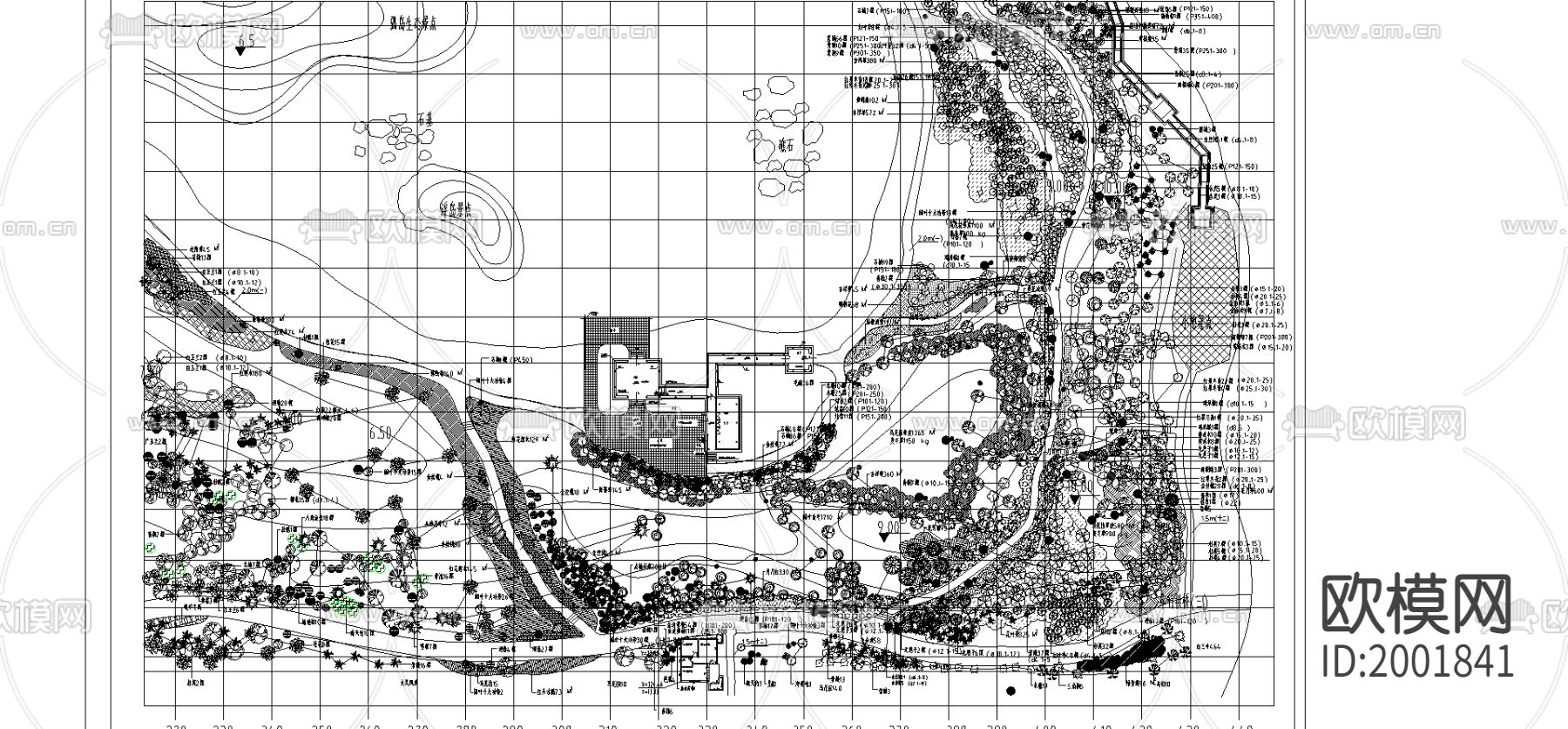 某公园CAD施工图下载（渲染图2）