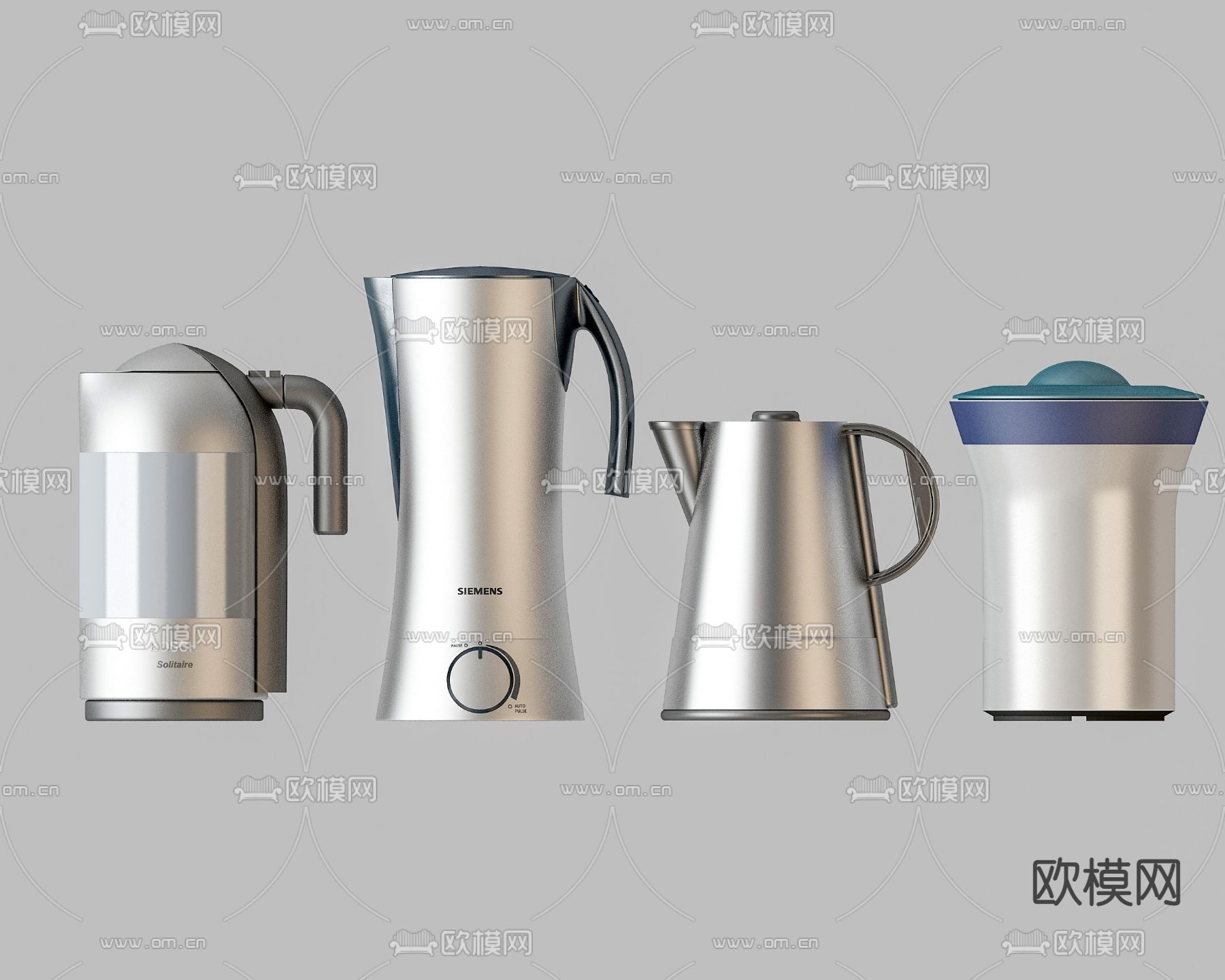 现代热水壶su模型下载（渲染图1）