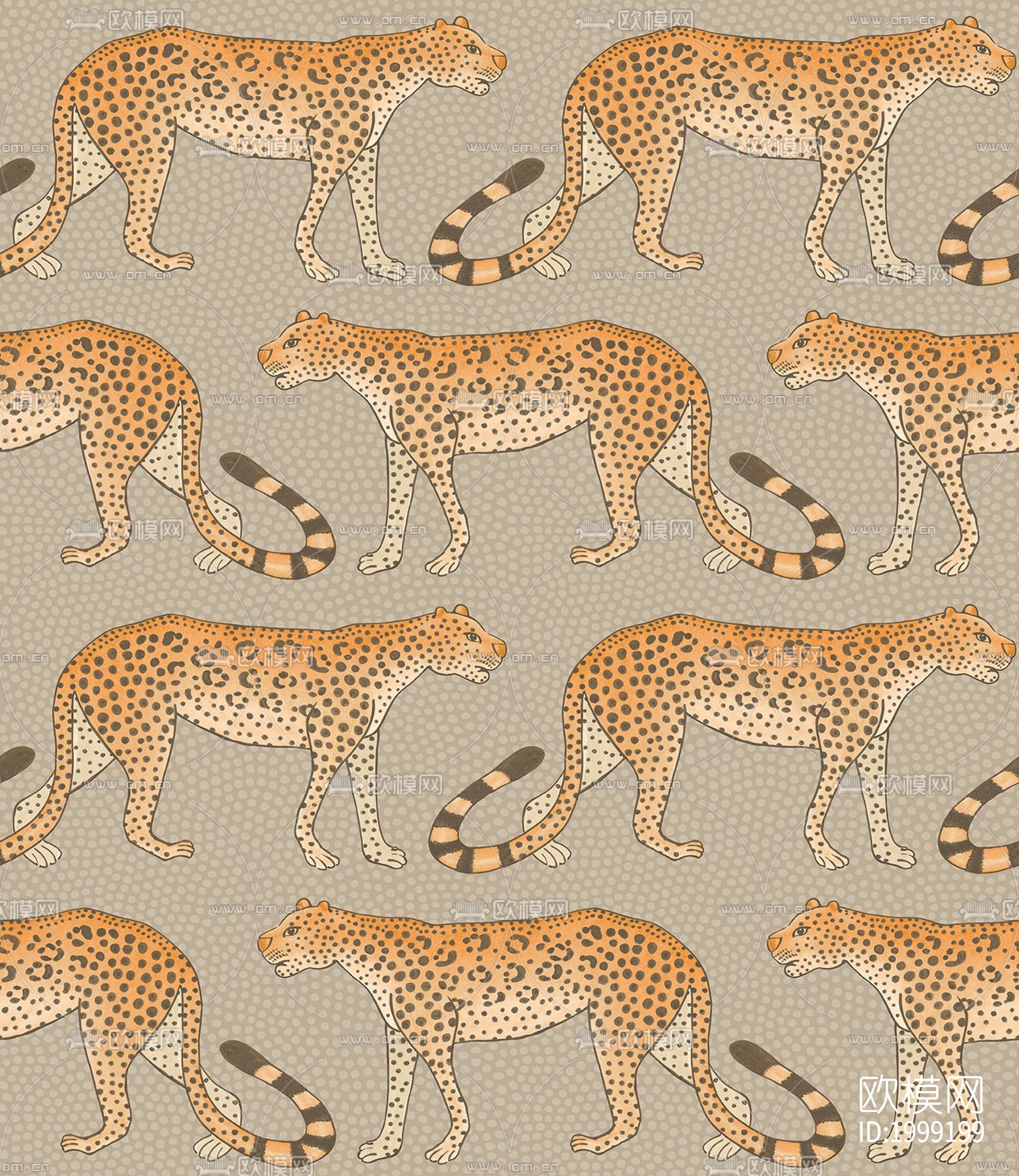 黄色卡通动物壁纸壁布墙纸下载