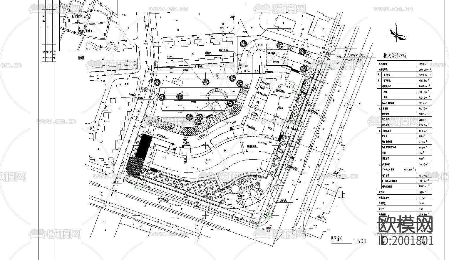 高层商住楼CAD施工图下载（渲染图4）