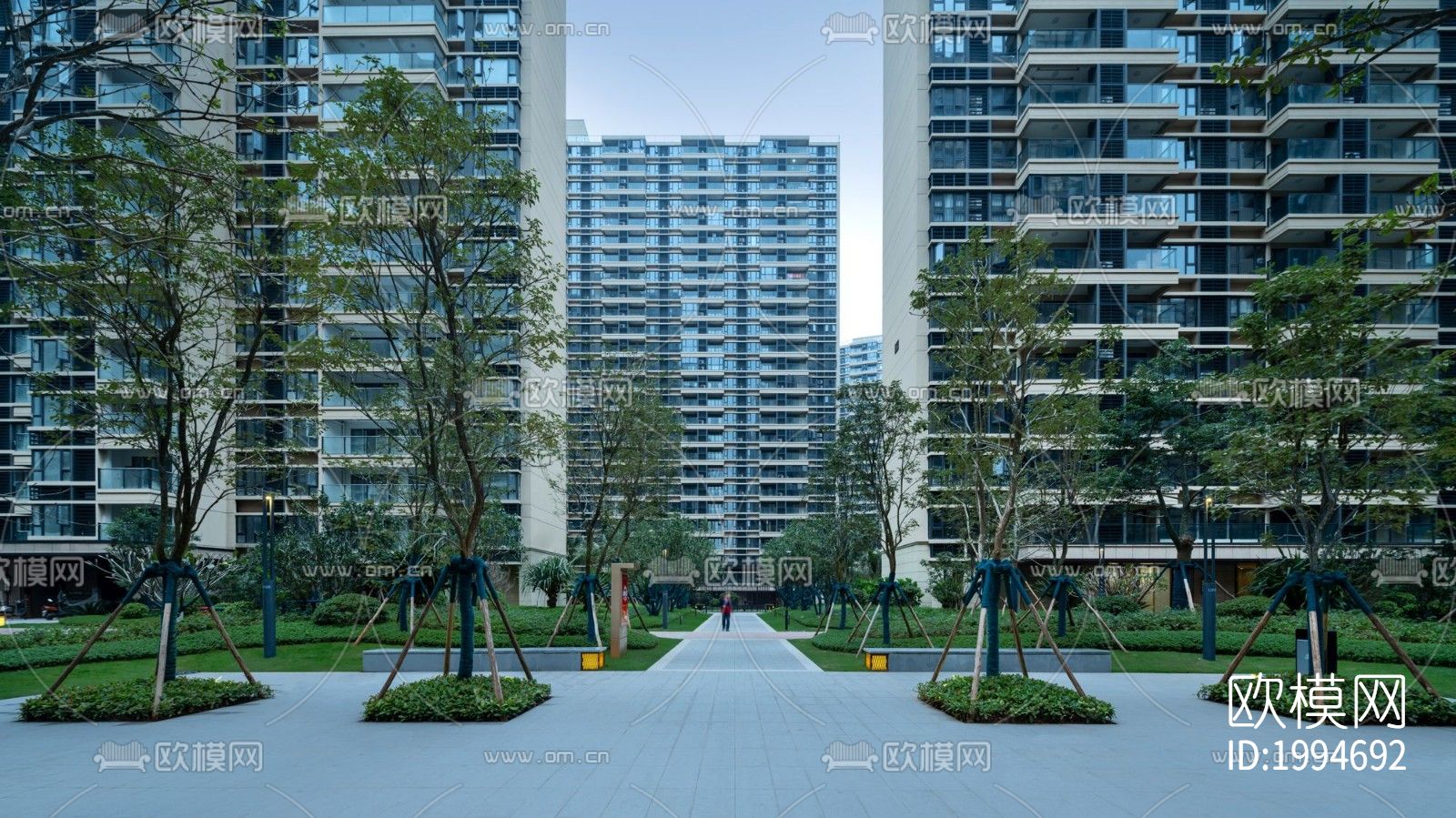 居民楼小区外景下载